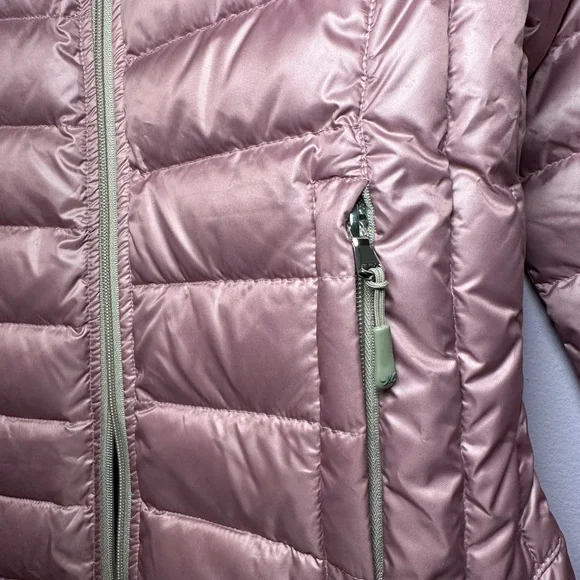 Kenneth Cole Women’s Mauve Pink Down Ruched Packable Jacket | M - Picture 8 of 8